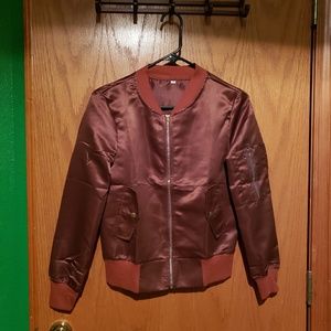 Brown bomber jacket from the Snooki shop